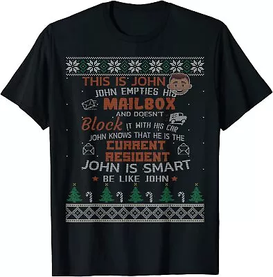 LIMITED Funny Mail Carrier Postal Worker Ugly Christmas Sweater T-Shirt S-3XL • $22.78