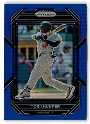 Torii Hunter SN /149 Minnesota Twins 2023 Panini Prizm Blue Prizm #204 • $1.76