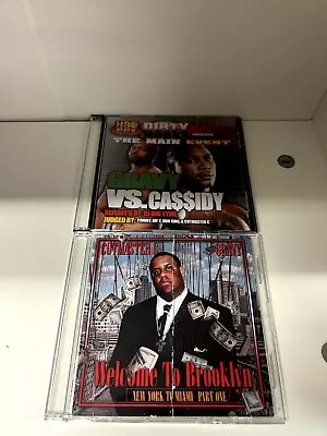 2x Rare Dj Cutmaster C Gravy Vs Cassidy Welcome To Brooklyn Nyc Promo Mixtape Cd • $19.99