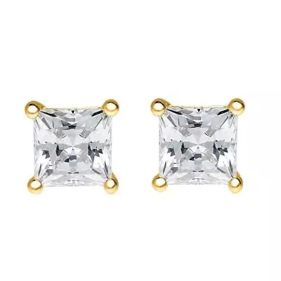 Maulijewels 3/4 Carat Natural Princess Cut Diamond ( H-I / I1-I2 ) Women Stud • $1231.99