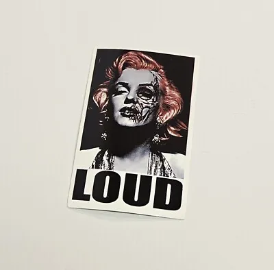 Loud Marilyn Monroe Waterproof Sticker / Decal • $2.17
