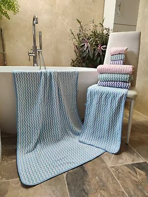 £10 • Buy Gift Towel Set Luxury Absorbent Microfiber Fleece Set Of 2