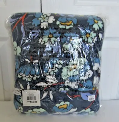 Nwt  Vera Bradley  Fleece Travel Blanket Pillow  45  X 60   Floral Bursts • $29.99