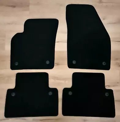 Car Floor Mats For Volvo S40 04-2012 Waterproof Black Velour Carpet Auto Liners • $44.09