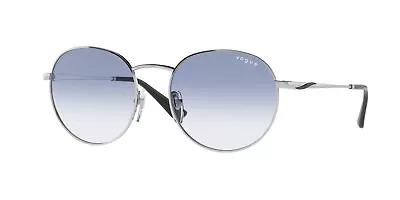 VOGUE VO4206S 323 19 Silver Clear Grad Light Blue 53 Mm Women's Sunglasses • $51.94