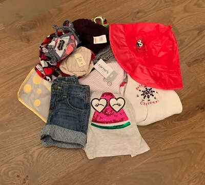 Bundle Of Clothes Shirts Leggings Shorts Hats Newborn-24 Months • $10