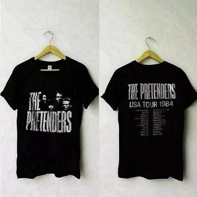 Vintage 1984 The Pretenders Usa Tour T-Shirt Double Sides For Fans • $25.99