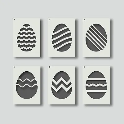 Easter Egg Stencils For Home Decor Card Making Easter Decoration Arts & Craft • £2.95