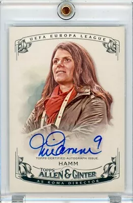 2022-23 Topps Allen & Ginter Mia Hamm Auto Famous Footballers & Stars AS Roma • $124.99