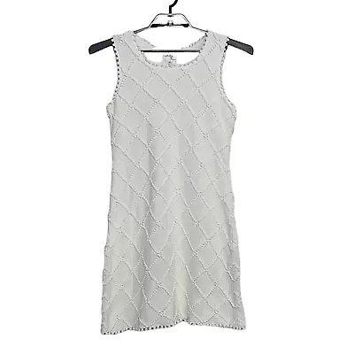 Milly Of New York Dress White Medium Knit Lined  • $34.99