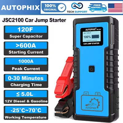 12V Intelligent Car Jump Starter Booster Jumper Box Power Bank Battery Charger • $144.99