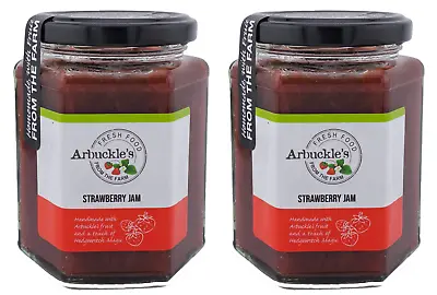 2 X Homemade Strawberry Jam From The Scottish Farm Shop Natural No Preservatives • £9.50
