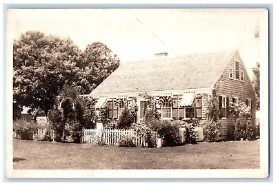 C1930's Cape Cod MA House Cottage And Trees Antique RPPC Photo Postcard • $14.98