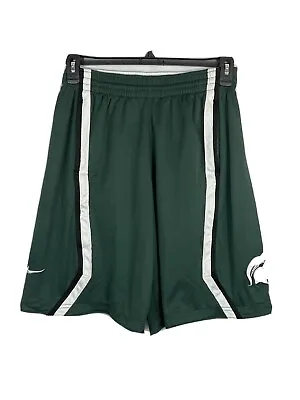 NIKE Michigan State Spartans Basketball Shorts MSU Size Small DriFit Tagless G1 • $22.95