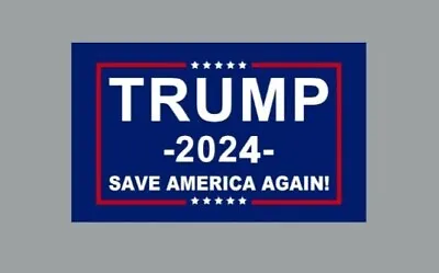 Trump 2024 Save America Again Die Cut Glossy Fridge Magnet • $4.50