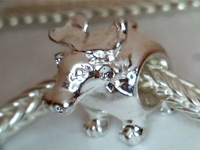 Silver Plated Moose  Bead Charm **wilderness**see My Store For Bracelets • $8.99