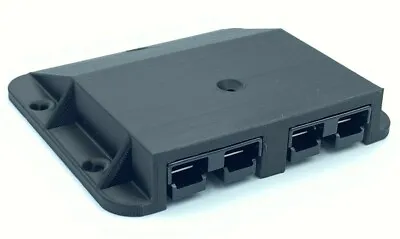 $49.95 • Buy Double Anderson Plug Surface Mount External Kit + X2 Black 50 Amp Plug + Bolts