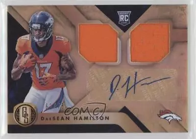 2018 Panini Gold Standard Jersey Double /75 DaeSean Hamilton #264 Rookie Auto RC • $17.50