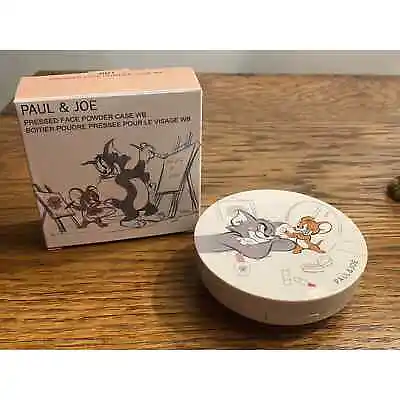 Paul & Joe Looney Toons Tom & Jerry Pressed Face Powder Case WB 001 Compact NIB • $29.99
