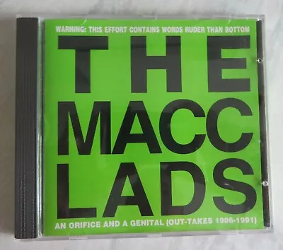 £7.99 • Buy Macc Lads : An Orifice And A Genital CD EXCELLENT CONDITION