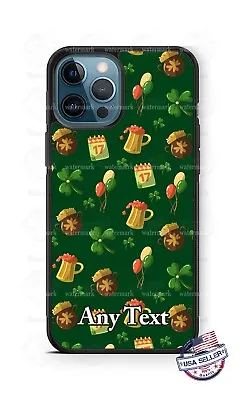 St. Patrick's Day Collage Clover Beer Gold Custom Phone Case Fits IPhone Samsung • $21.98