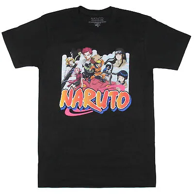 Naruto Shippuden Men's Red Dragon Character Collage Graphic Print T-Shirt Adult • $19.99