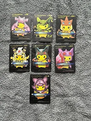 Pokemon - Rare Pikachu Cosplay Gold Metal Collection  (Charizard Rayquaza Etc.) • £12.99