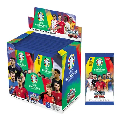 Topps Match Attax UEFA EURO 2024 Trading Cards Collection Full Box Brand New • £49.99