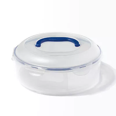 LocknLock Classic Cake Carrier With Tray & Carry Handle Round Container - 5.5 L • £25.99