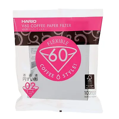 Hario V60 Paper Filter 02 - 100 Pack • $15.48