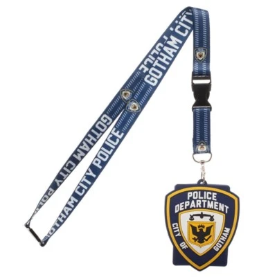 $24.95 • Buy Batman Gotham City Police Lanyard ID Badge Holder Keychain Deluxe Cosplay DC 