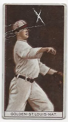 1912 T207 Brown Background ROY GOLDEN St. Louis Cardinals RECRUIT • $34.99