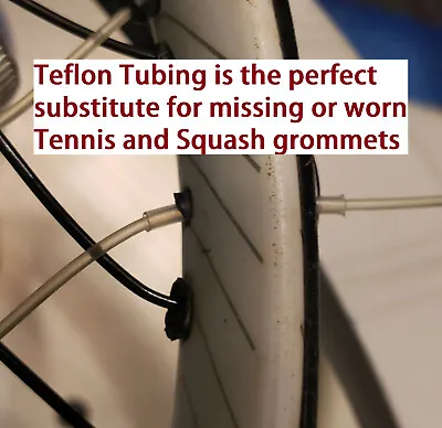 PTFE Teflon Tubing (2') For Tennis And Squash Racquet Grommet Repair/Stringing • $5.50