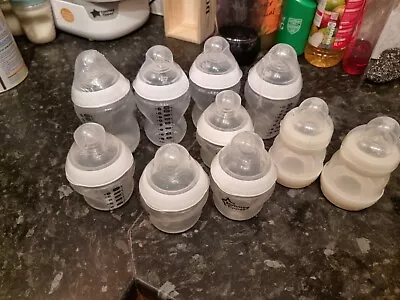 Tommee Tippee Bottles 4 Big 4 Small And 2 Mam Bottles  • £5