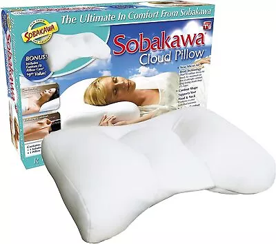Cloud Pillow With Microbead Fill- Microbead Pillow- Contoured-Shaped Pillow F • $43.22
