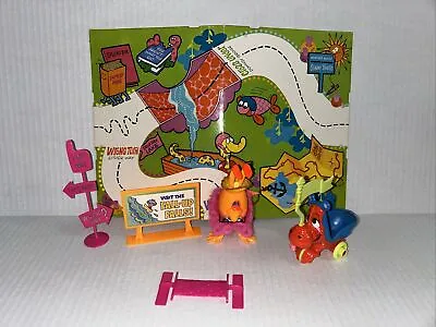 Vintage 1969 Mattel Upsy Downsy Miss Information Playset With Board • $125