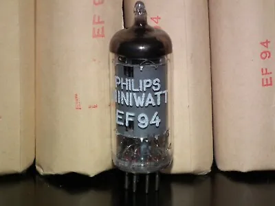 EF94 Mullard Philips Low Noise Old Type Tested NOS In Original Wrap Packaging • $59.95