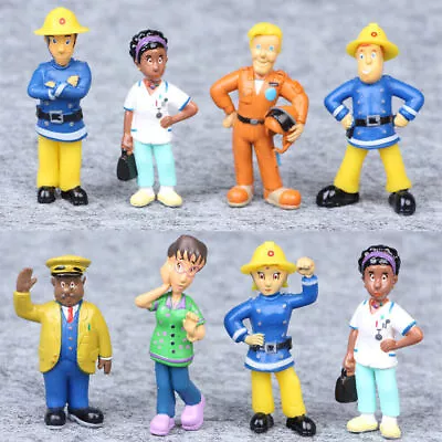 12Pcs Fun Fireman Sam Action Figures PVC Mini Cartoon Doll Kids Toys Gifts • $15.95