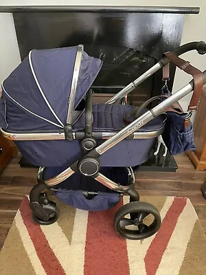 ICandy Peach 5 Pram Pushchair Indigo • £399.99