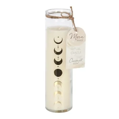 Moon Phase Coconut Tube Candle . Burn Time Of 25 Hours. • £14.80