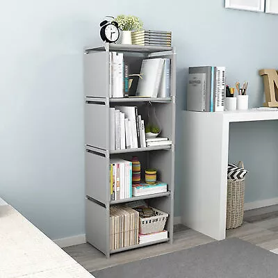 Bookcase Bookshelf Clothes Storage Shelves Shelving Cabinet Display Rack 4 Tier  • $24.26