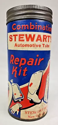 Rare Vintage  Stewart's Automotive Tube Repair Kit  4 3/8  High Very Good • $19.95