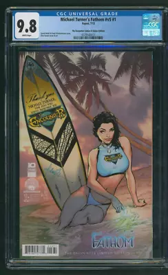 Michael Turner's Fathom #1 CGC 9.8 The Encounter Store Exclusive NEVER RELEASED! • $195