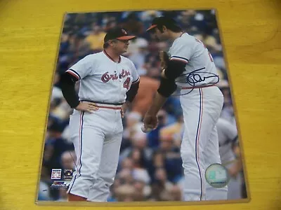 Jim Palmer Autographed 8  X 10  Photograph Hall Of Famer #22 W/ Earl Weaver • $19.80