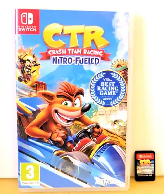 CTR Crash Team Racing Nitro Fueled Nintendo Switch Bandicoot Kart Game MINT • $59.95