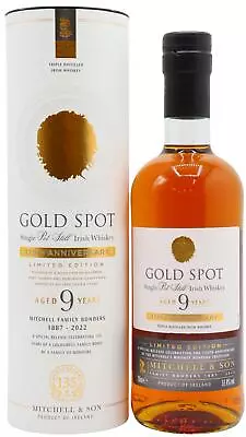Gold Spot - 135th Anniversary Limited Edition Irish 9 Year Old Whiskey 70cl • £262.34