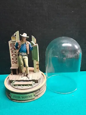 $6 • Buy Franklin Mint John Wayne Figurine  Glass Dome
