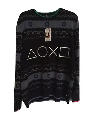 $22.77 • Buy Mens George Playstation Official Licensed Christmas Xmas 2xl Jumper Sweater Xxl