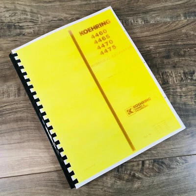 $36.97 • Buy Koehring 4460 4465 4470 4475 Hydraulic Excavator Parts Manual Catalog Assembly