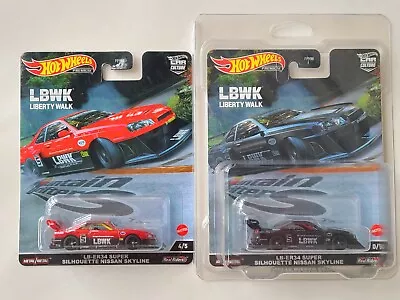 Hot Wheels Premium Chase LB-ER34 SUPER SILHOUETTE NISSAN SKYLINE LBWK R34  • $56